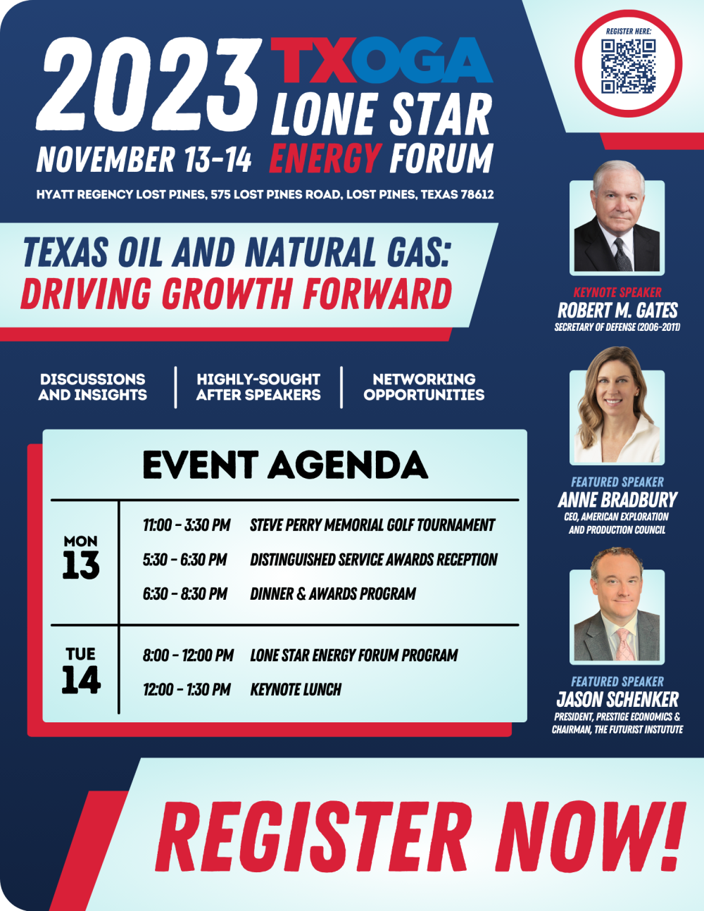 2023 Lone Star Energy Forum Flier updated speakers full size